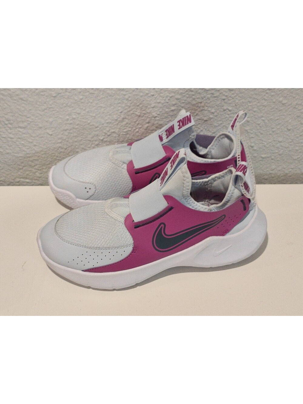 Nike Sneakers Size 4Y White and Pink Slip-On Shoes
